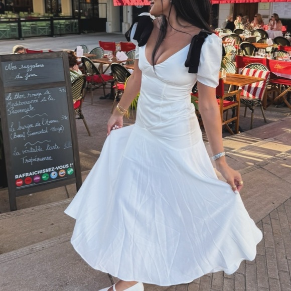 Miss Rosier cyrielle ribbon dress - Picture 4 of 16